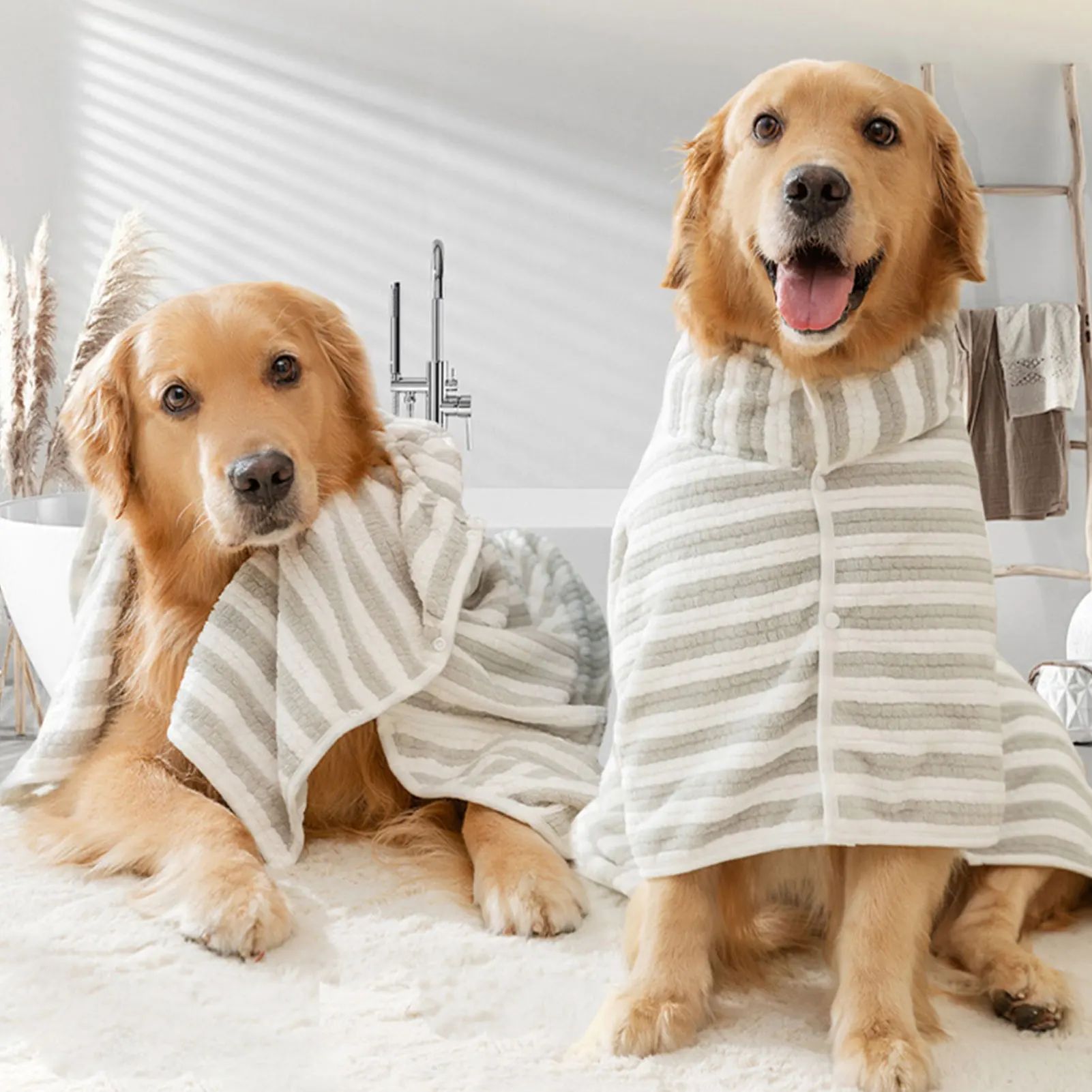 Elevate Your Pet's Bath Time with Our Ultra Absorbent Pet Bath Towel