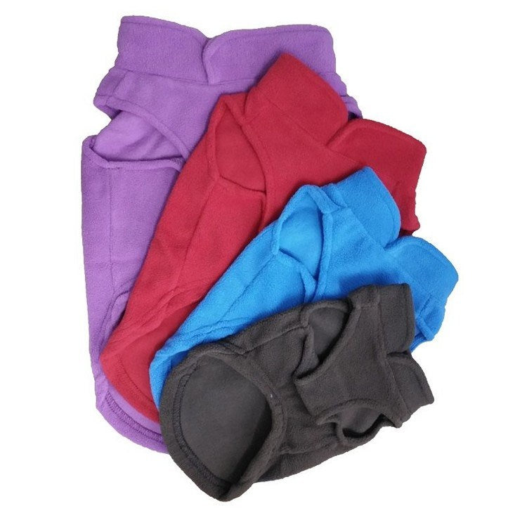 Pet Fleece Coat Jacket Vest Warm Clothing Apparel