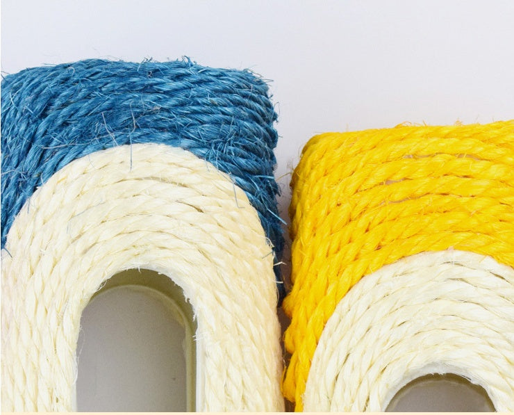 Long Sisal Drum Pet Toy Interactive Scratching Roller