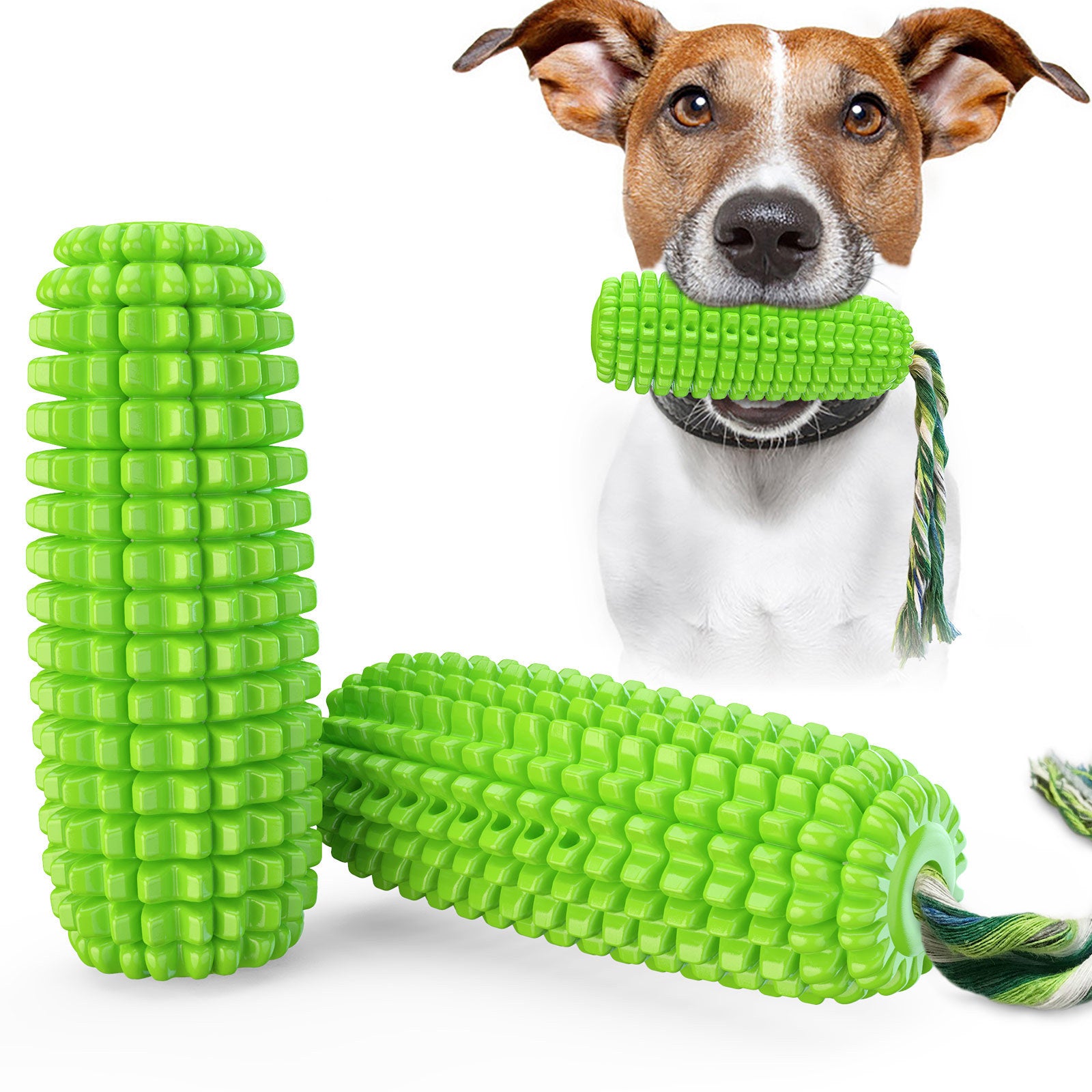 Pet Corn Shape Chew Resistant Molar Stick Toy