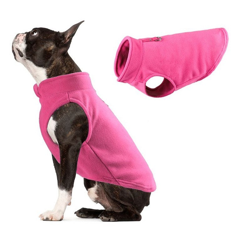 Pet Fleece Coat Jacket Vest Warm Clothing Apparel