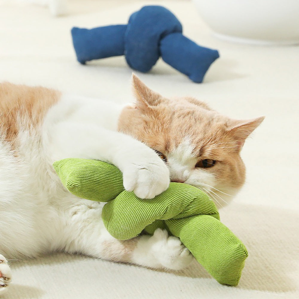 Pet Cotton Rope Knot Tug Chew Interactive Toy