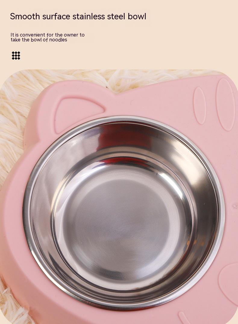 Pet Feeding Water Rice Bowl Basin