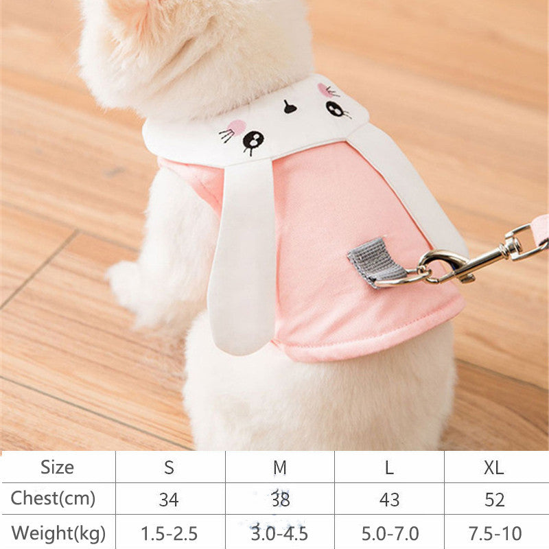 Pet Vest Chest Strap Leash Walking Control Set