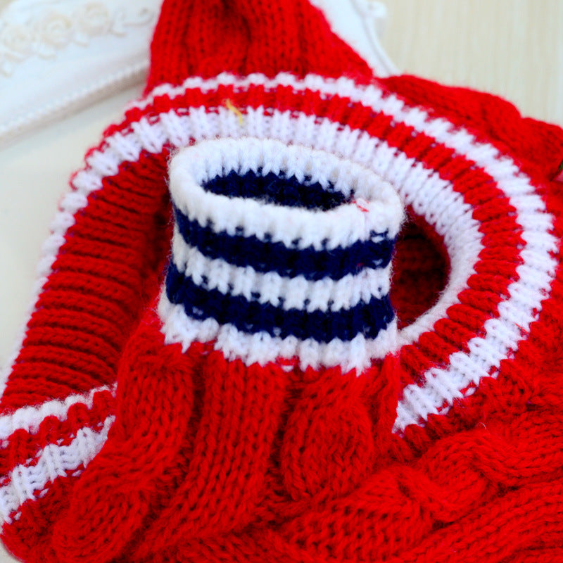 Pet Warm Knitted Sweater Clothing Apparel