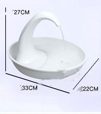 Pet Drinking Water Flowing Fountain Feeding Bowl