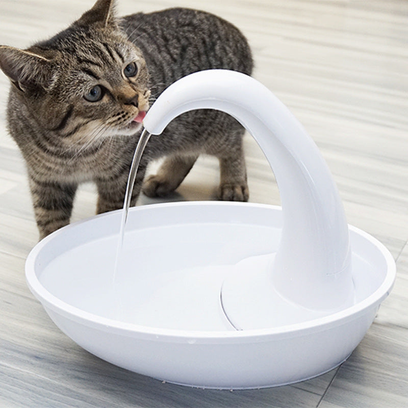 Pet Drinking Water Flowing Fountain Feeding Bowl