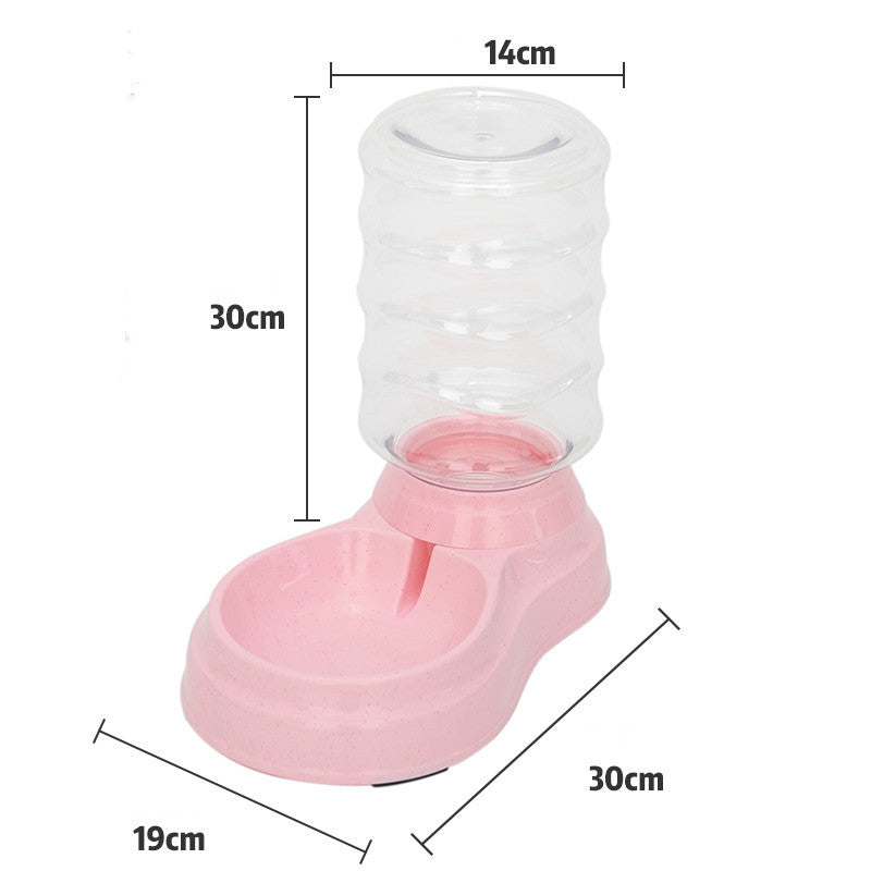 Bubble Ball Pet Automatic Feeder 1.8L Water And Food Fountain Bowl