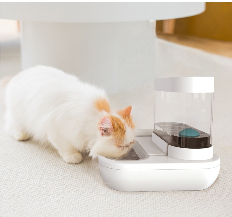 Pet Automatic Drinking Fountain 1.5L Capacity Feeding Water Bowl