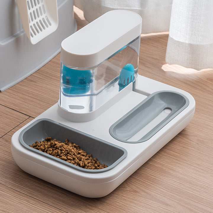 Pet Automatic Drinking Fountain 1.5L Capacity Feeding Water Bowl