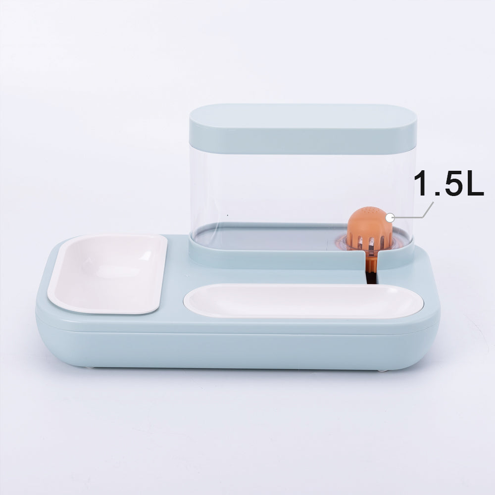 Pet Automatic Drinking Fountain 1.5L Capacity Feeding Water Bowl