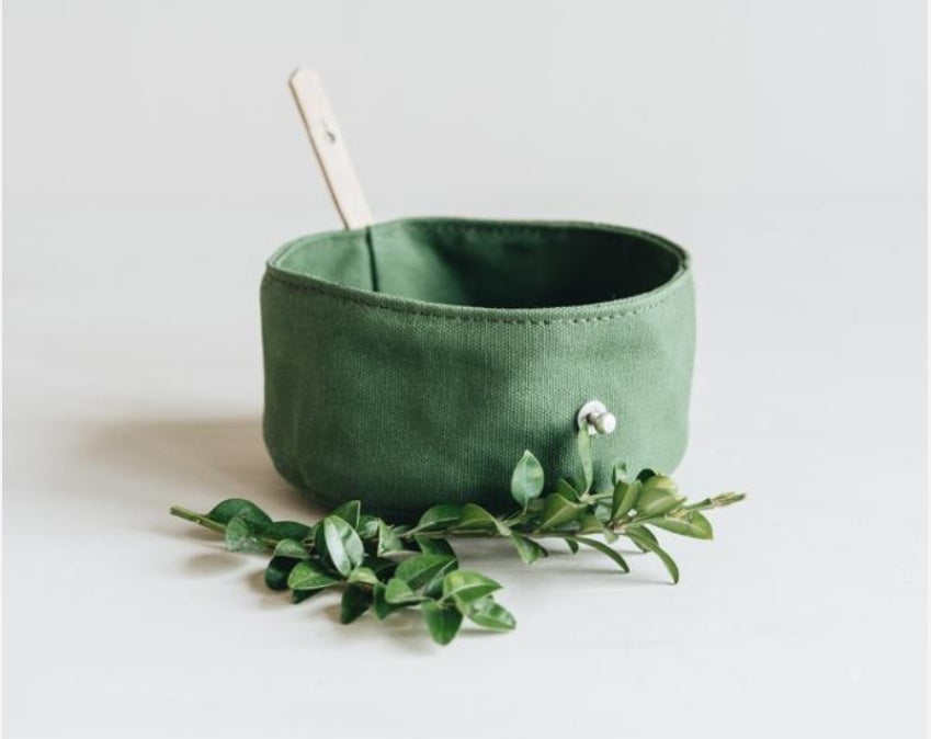 Foldable Pet Canvas Feeding Bowl Portable Water And Food Travel Bag