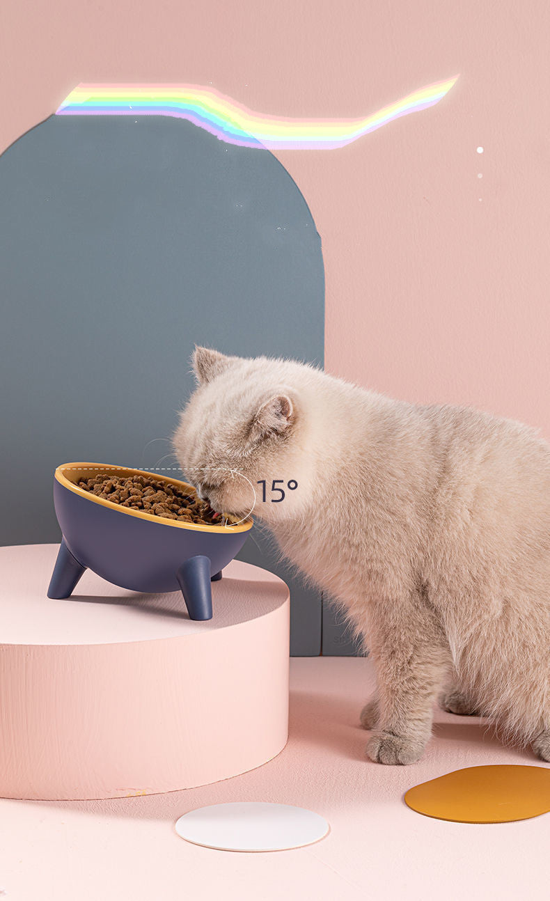 Pet Feeding Bowl With Stand Nordic Style Food Water Feeder