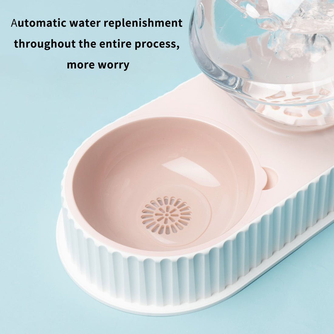 Automatic Pet Water Feeder Plastic Drinking Bowl Self Filling System