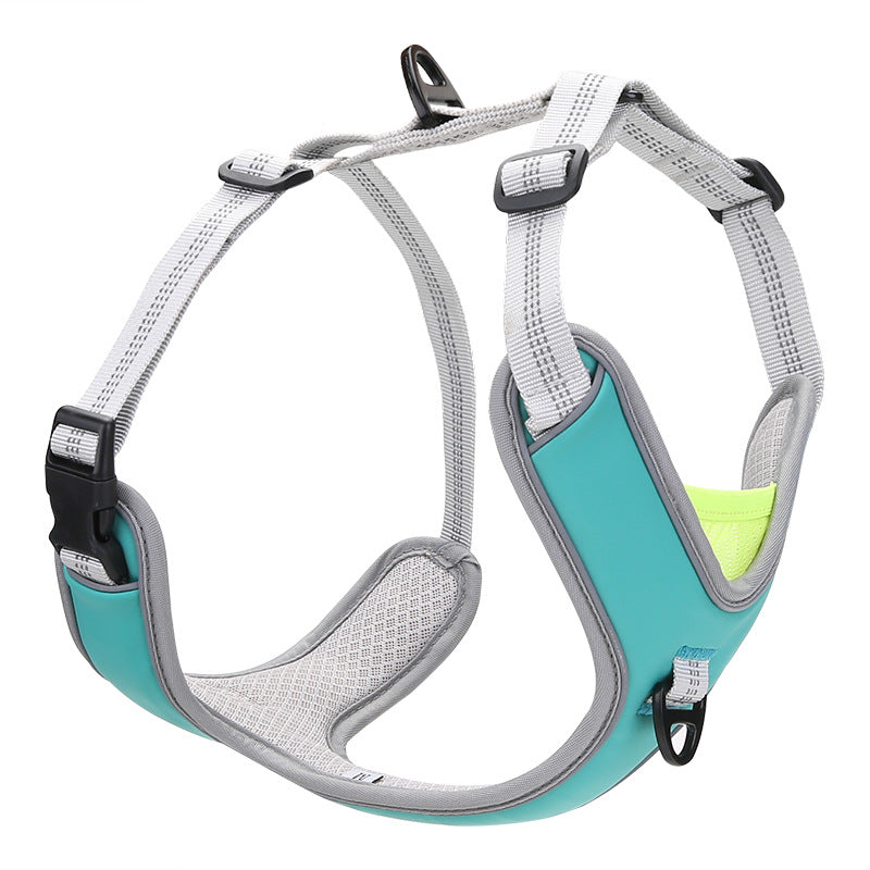 Adjustable Pet Chest Back Strap Outdoor Trekking Leash
