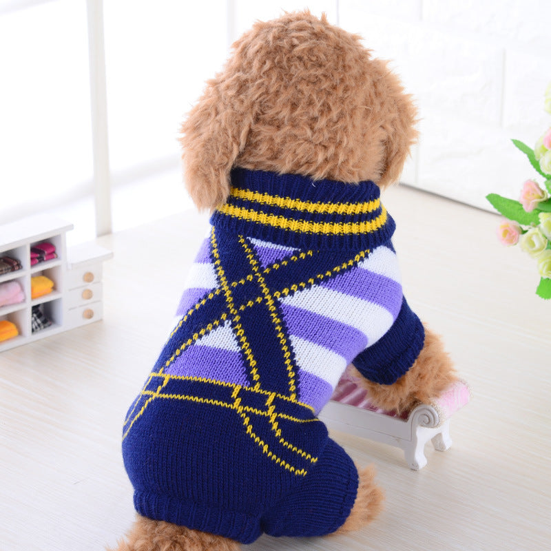 Pet Warm Knitted Sweater Clothing Apparel