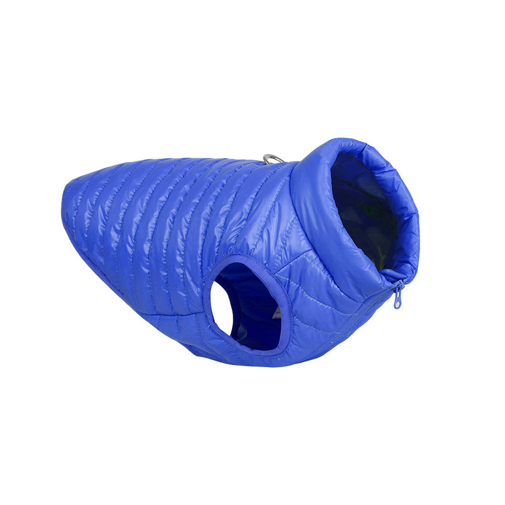 Pet Autumn Winter Nylon Zipper Jacket Clothing Apparel