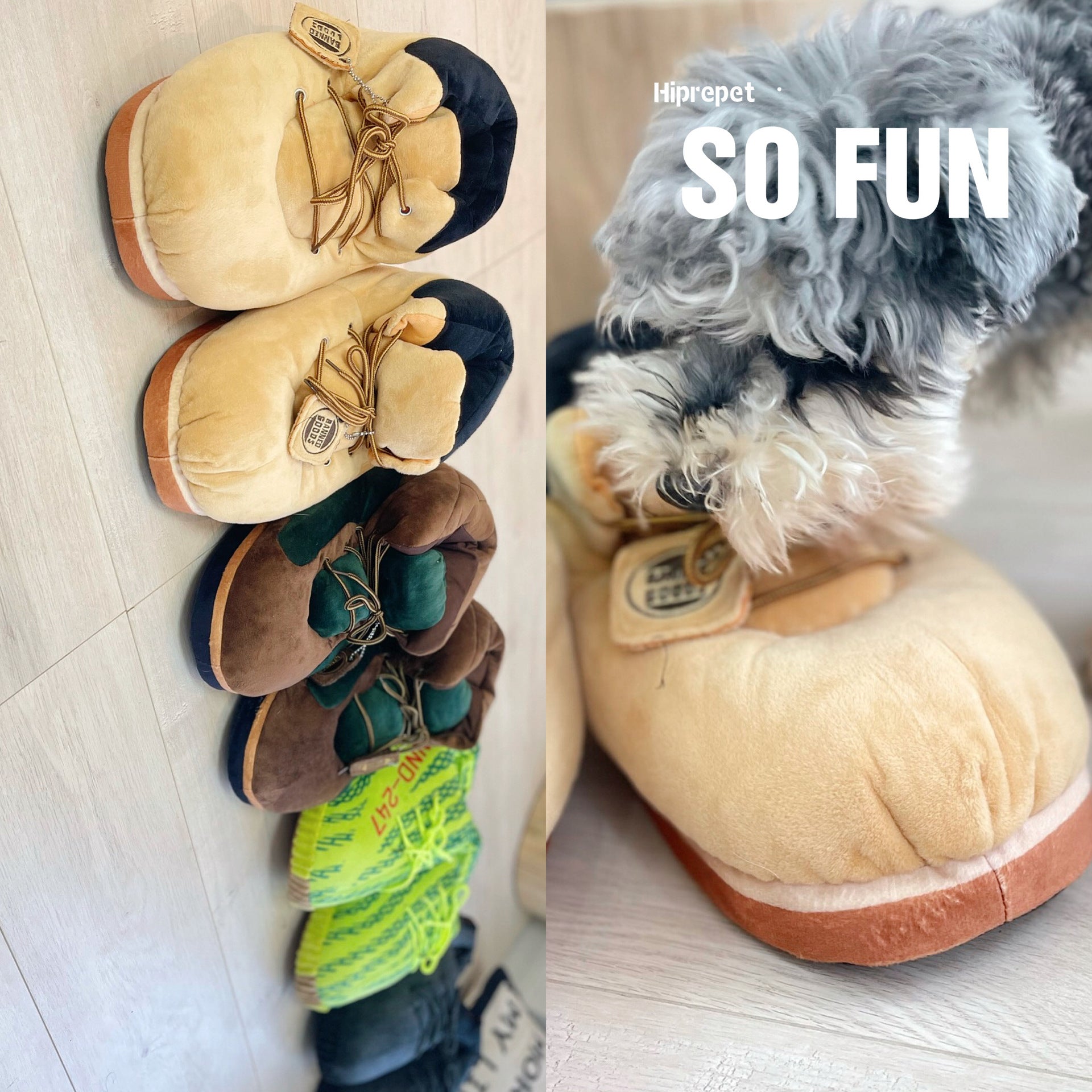 Pet Plush Shoes Style Pillow Toy