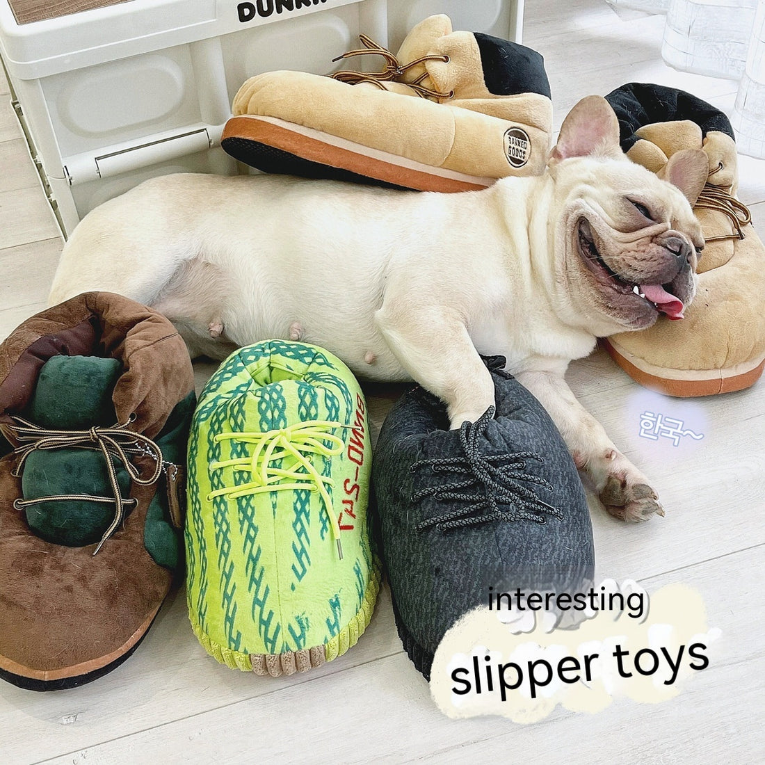 Pet Plush Shoes Style Pillow Toy