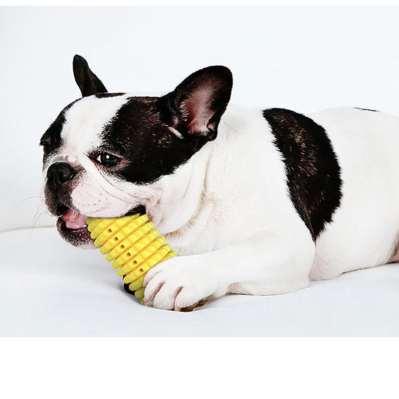 Pet Corn Shape Chew Resistant Molar Stick Toy