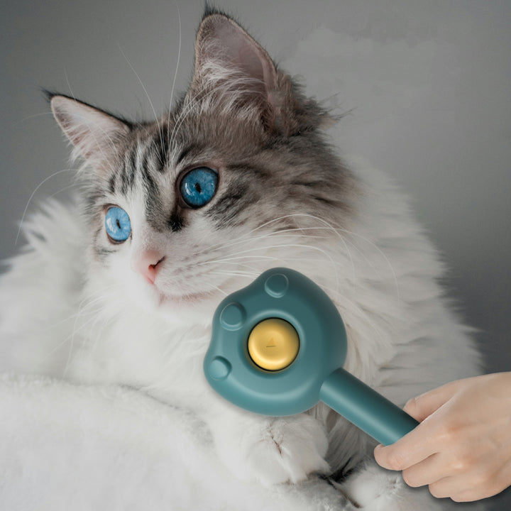 Self Cleaning Pet Grooming Comb For Hair Removal And Care