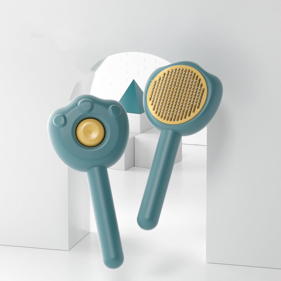 Self Cleaning Pet Grooming Comb For Hair Removal And Care
