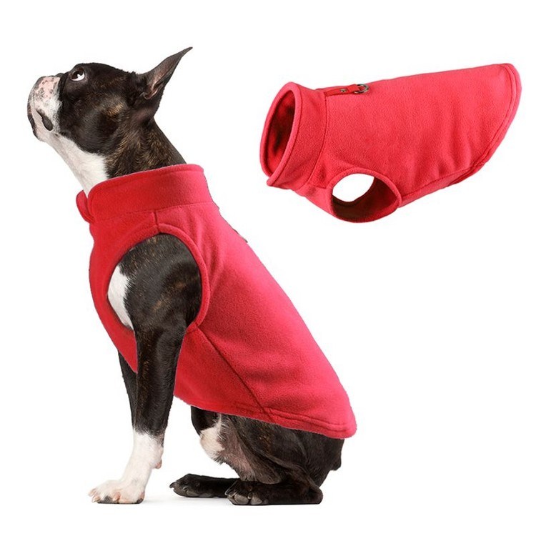 Pet Fleece Coat Jacket Vest Warm Clothing Apparel