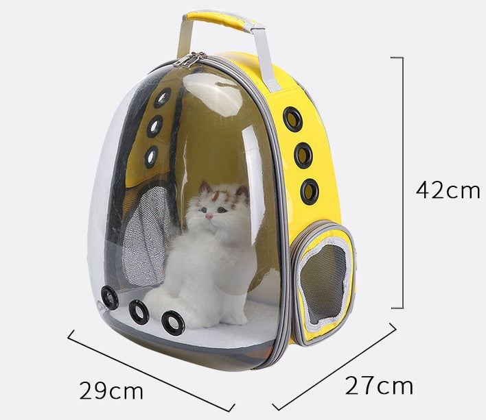 Portable Space Capsule Pet Backpack Carrier With 360 View