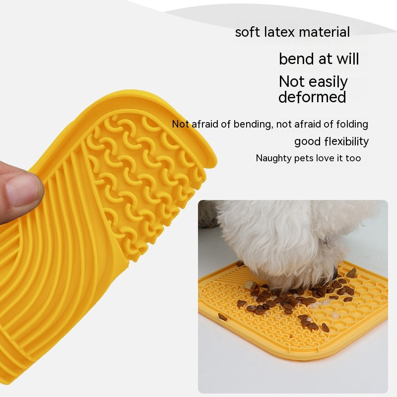 Pet Slow Feeding Anti Choking Licking Pad Bowl