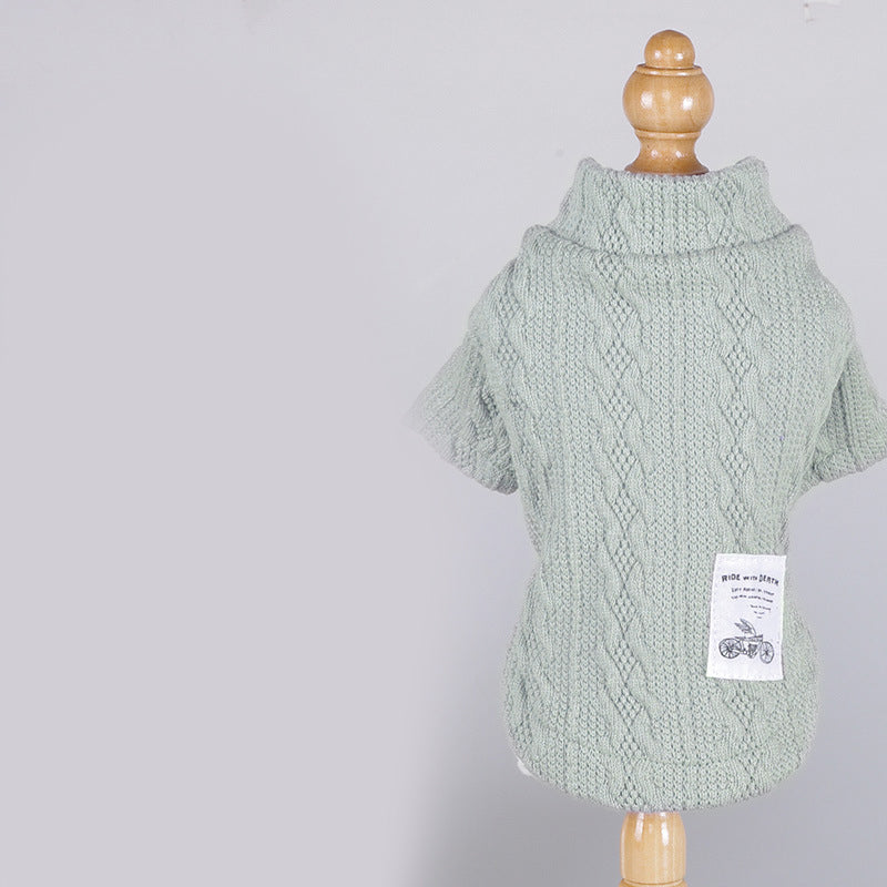Pet Warm Knitted Sweater Clothing Apparel