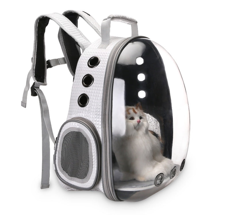 Portable Space Capsule Pet Backpack Carrier With 360 View