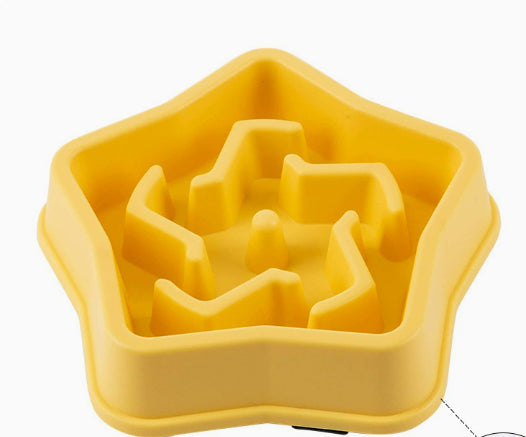 Pet Slow Feeding Anti Choke Anti Skid Bowl