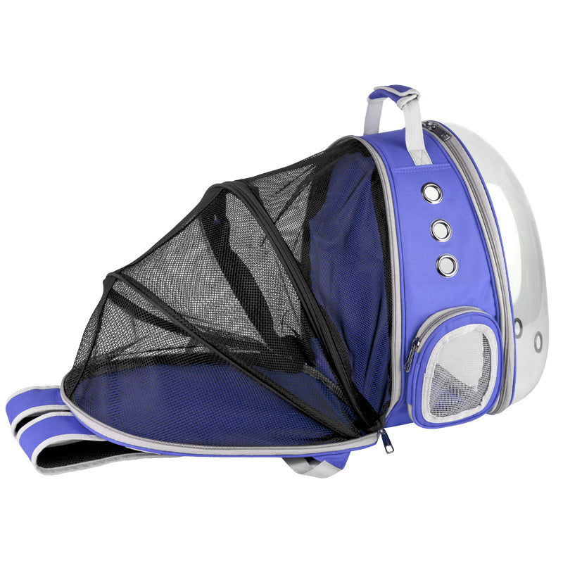 Portable Space Capsule Pet Backpack Carrier With 360 View