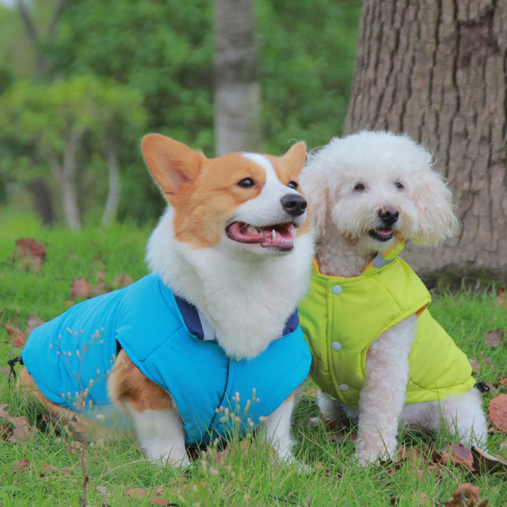 Pet Waterproof Thickened Reflective Outdoor Jacket