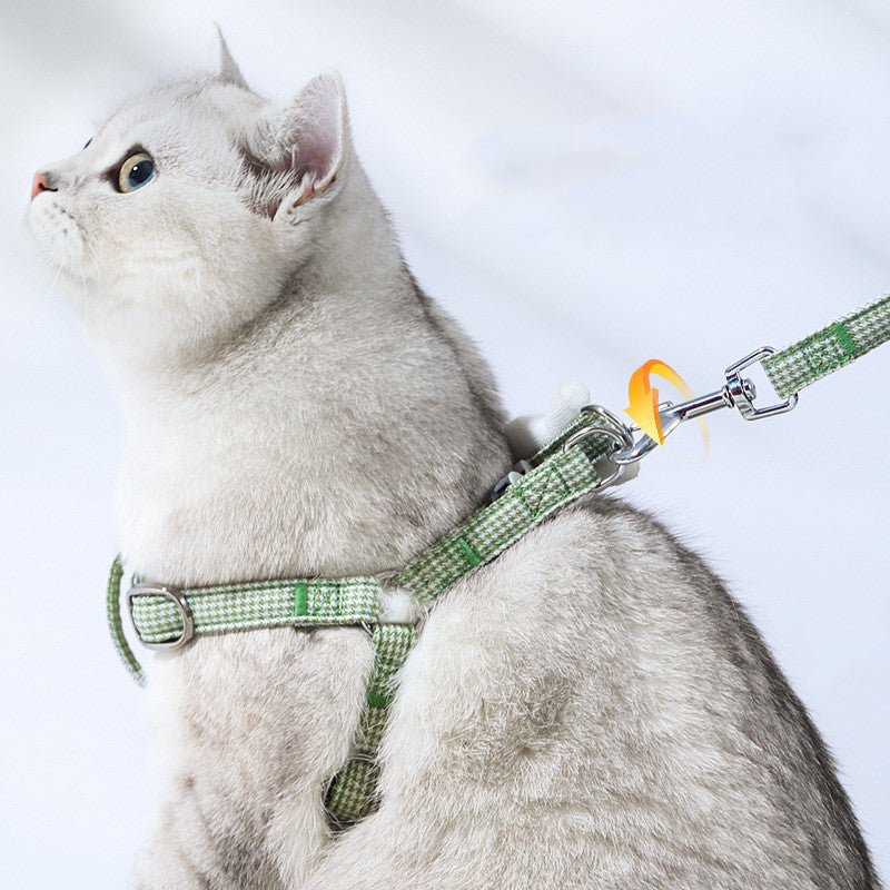 Small Pet Anti Escape Safety Walking Leash Harness