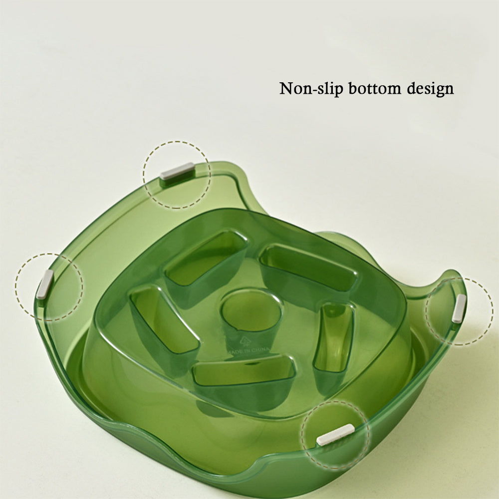Pet Slow Feeding Anti Choking Water And Food Bowl