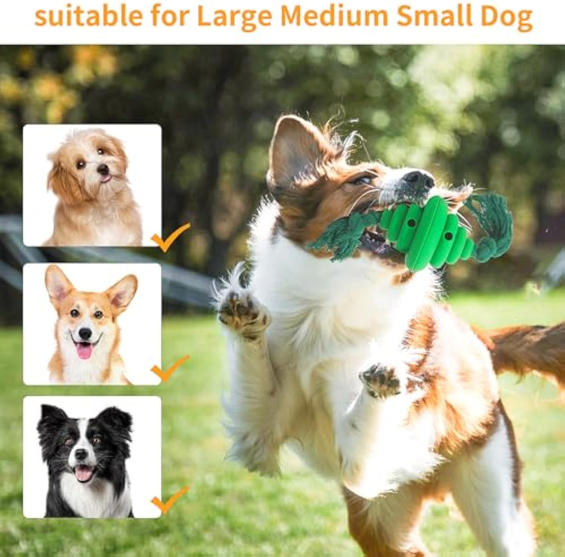 Pet Rope Ball Treat Dispensing Chew Training Toy