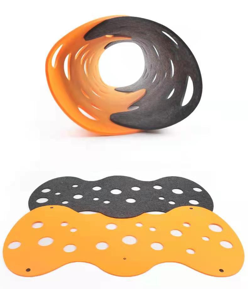 Removable Felt Pet Tunnel Toy Interactive Play Activity