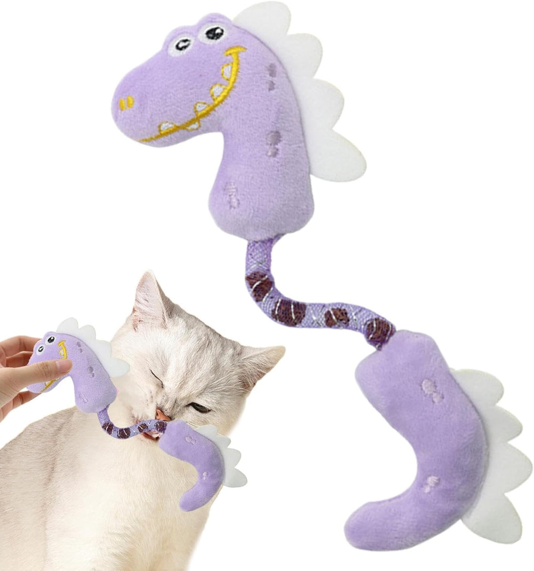 Interactive Pet Chew Toy Teeth Cleaning Catnip Rope Springs