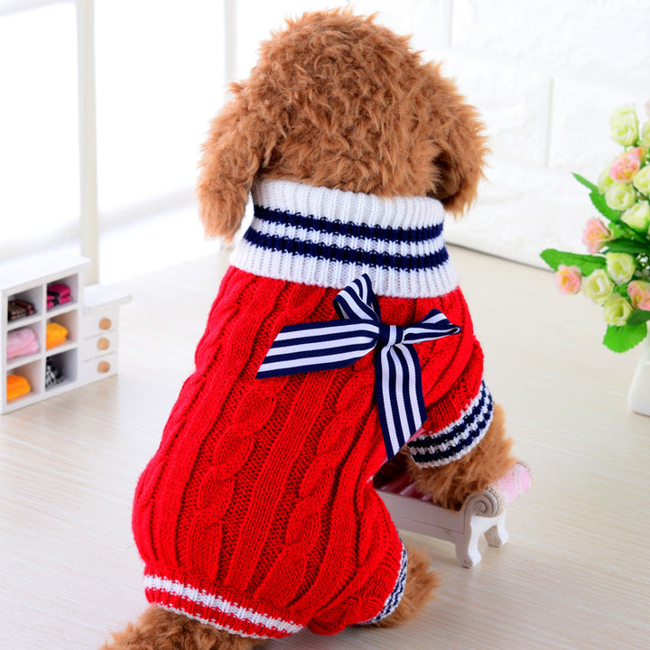 Pet Warm Knitted Sweater Clothing Apparel