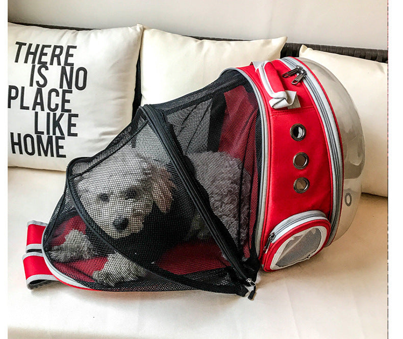 Portable Space Capsule Pet Backpack Carrier With 360 View