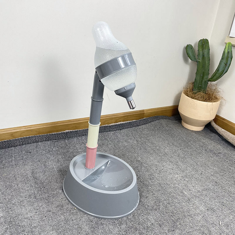 Automatic Pet Water Dispenser Adjustable Height Drinking Fountain Feeder