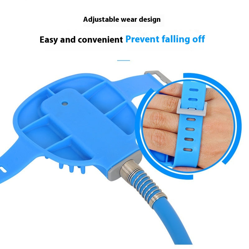 Pet Silicone Bathing Gloves Shower Massage Grooming Brush