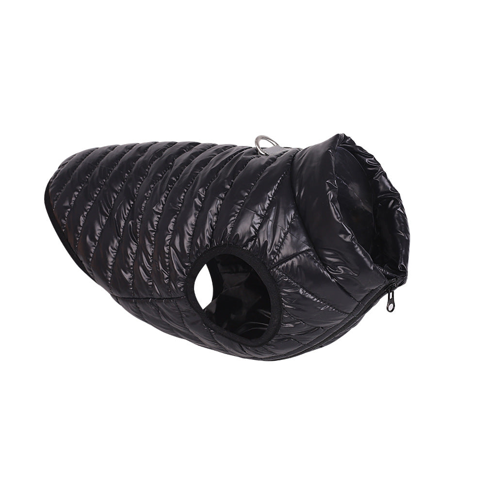 Pet Autumn Winter Nylon Zipper Jacket Clothing Apparel