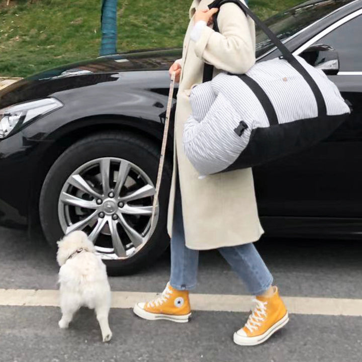 Portable Pet Travel Safety Car Carrier For Secure Transport