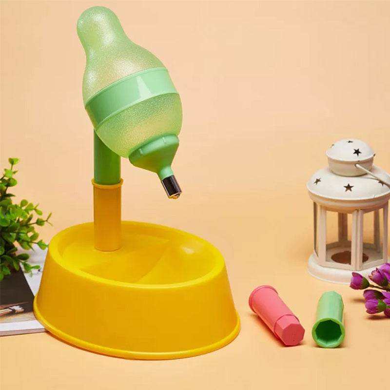 Automatic Pet Water Dispenser Adjustable Height Drinking Fountain Feeder