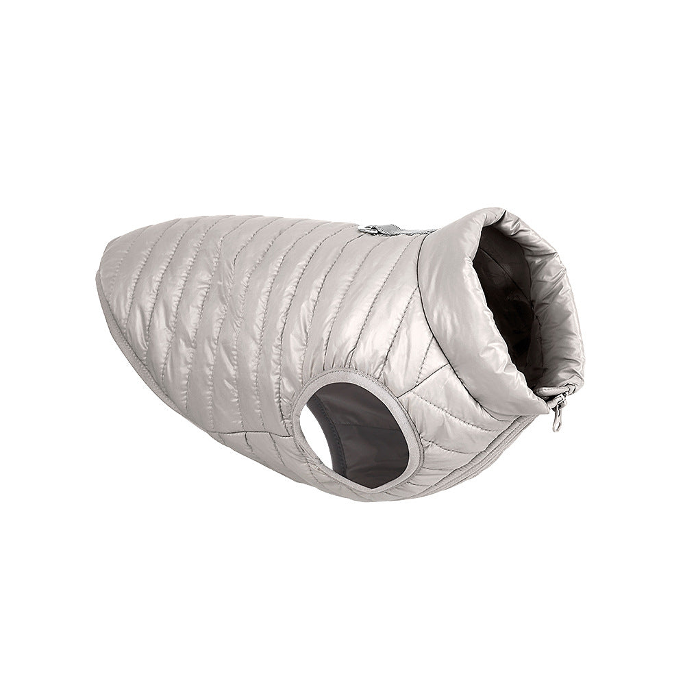 Pet Autumn Winter Nylon Zipper Jacket Clothing Apparel