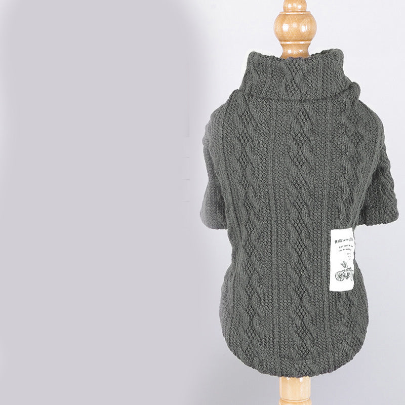 Pet Warm Knitted Sweater Clothing Apparel