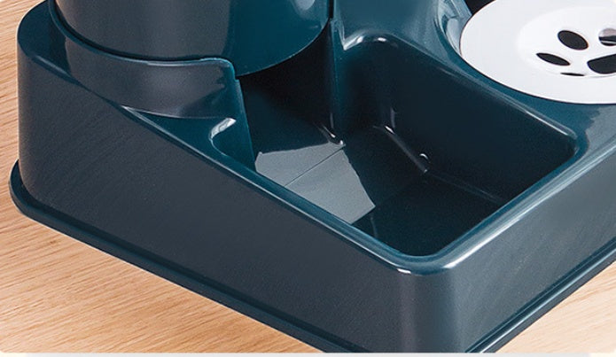 Automatic Pet Feeding Bowl Combined Food And Water Dispenser