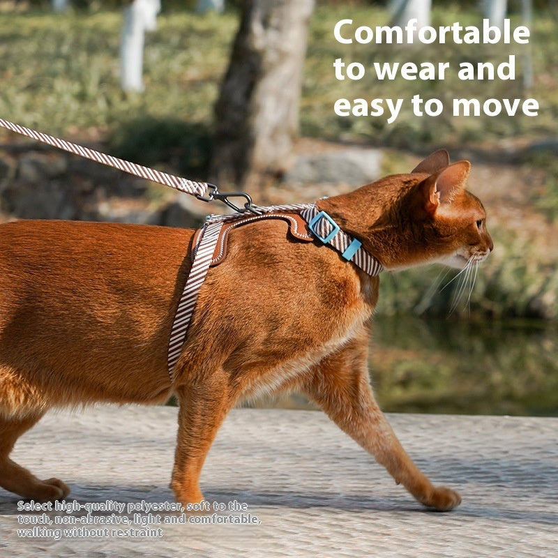 Adjustable Pet Harness Anti Loose Secure Walking Leash